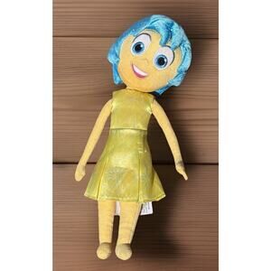 Disney Store Inside Out 2 Movie Joy 15" Plush Stuffed Animal Toy Doll Pixar